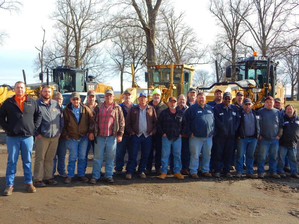 Mississippi County Road Department employees