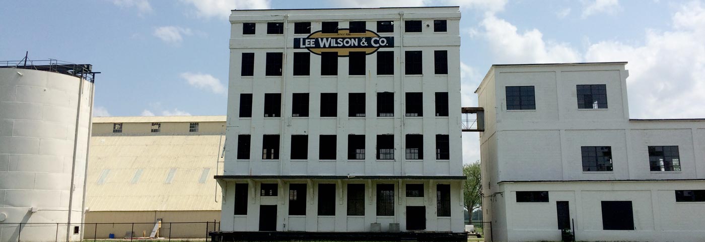 The old cotton warehouse in the historic town of Wilson